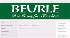 Desktop Screenshot of beurletrachten-salzburg.com