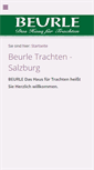 Mobile Screenshot of beurletrachten-salzburg.com